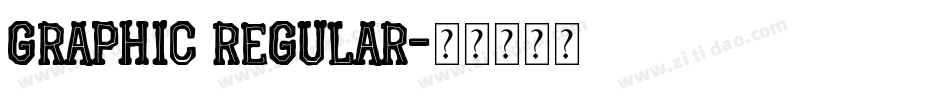 Graphic Regular字体转换